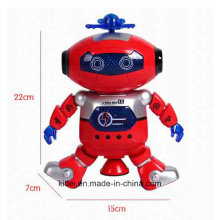 Dança da música piscando crianças inteligentes bebê Spaceman plástico brinquedo robô